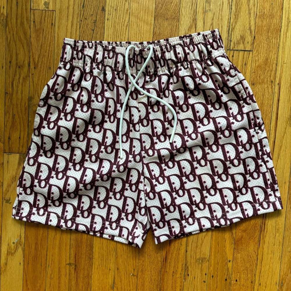 Bravest Studios Burgundy Mesh Shorts